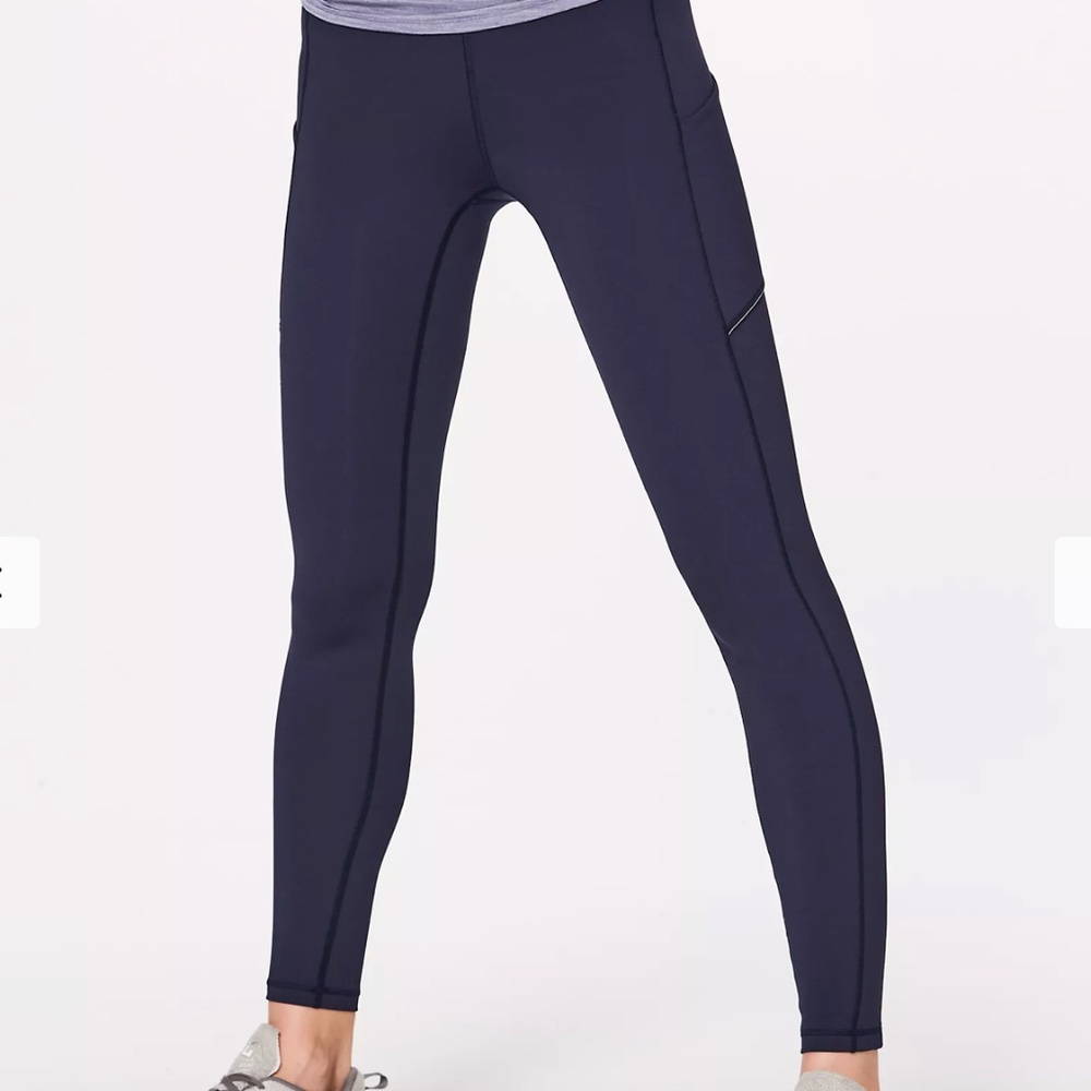 Lululemon Speed Up Tight 28" Leggings - Navy (6)